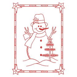 Redwork Merry Christmas 4 08(Sm) machine embroidery designs