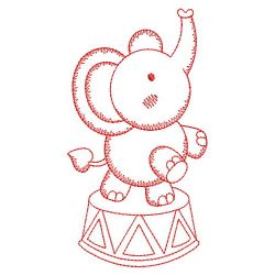 Redwork Circus Animals(Sm) machine embroidery designs