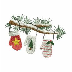 Watercolor Christmas Ornaments 01 machine embroidery designs