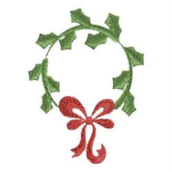 Watercolor Christmas Ornaments 04 machine embroidery designs