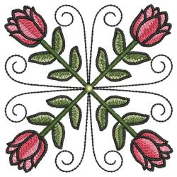 Watercolor Tulips 10 machine embroidery designs