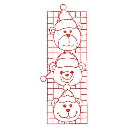 Redwork Merry Christmas 5 01(Sm) machine embroidery designs