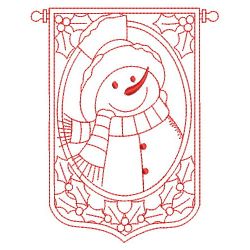 Redwork Merry Christmas 5 03(Lg) machine embroidery designs