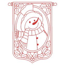 Redwork Merry Christmas 5 03(Sm) machine embroidery designs