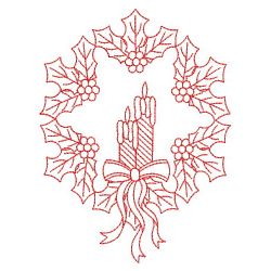 Redwork Merry Christmas 5 05(Sm) machine embroidery designs