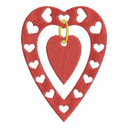 Heart Ornaments 3 07 machine embroidery designs