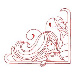Redwork Little Fairy(Sm) machine embroidery designs