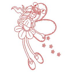 Redwork Little Fairy 04(Lg)