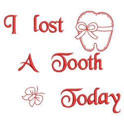 Redwork Tooth Fairy 05(Md) machine embroidery designs