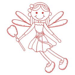 Redwork Tooth Fairy 10(Lg) machine embroidery designs