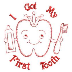 Redwork Tooth Fairy 12(Lg) machine embroidery designs