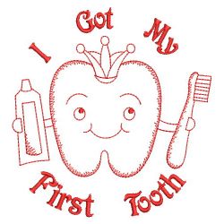 Redwork Tooth Fairy 12(Sm) machine embroidery designs