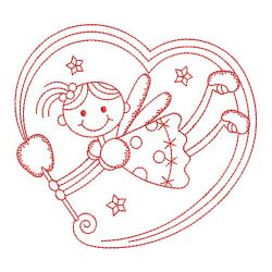 Redwork Tooth Fairy 13(Lg) machine embroidery designs