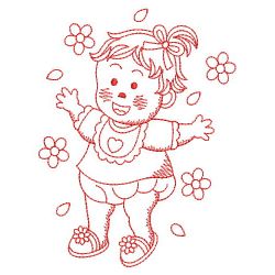 Redwork Adorable Baby 2 03(Sm)