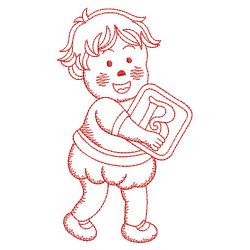 Redwork Adorable Baby 2 07(Sm)