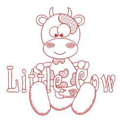 Redwork Cute Critters 2 03(Md) machine embroidery designs