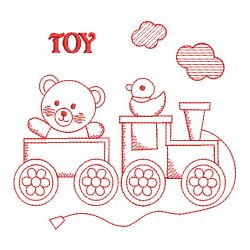 Redwork Baby Toys 01(Lg) machine embroidery designs