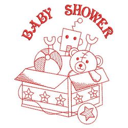 Redwork Baby Toys 02(Md) machine embroidery designs