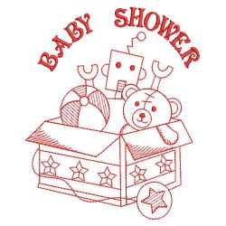 Redwork Baby Toys 02(Sm) machine embroidery designs