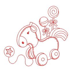 Redwork Baby Toys 03(Lg) machine embroidery designs