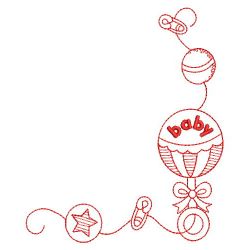 Redwork Baby Toys 10(Sm) machine embroidery designs