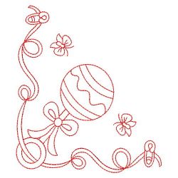 Redwork Baby Toys 11(Sm) machine embroidery designs