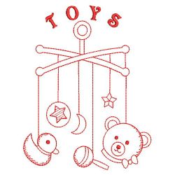 Redwork Baby Toys 13(Lg) machine embroidery designs