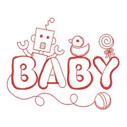 Redwork Baby Toys 14(Sm)