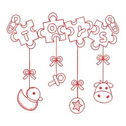 Redwork Baby Toys 15(Sm)