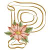 Christmas Poinsettia Alphabet 16(Lg)
