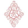 Redwork Rose Decor 06(Md)