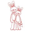 Redwork Bunny 3 08(Md)