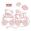 Redwork Baby Toys 01(Sm)