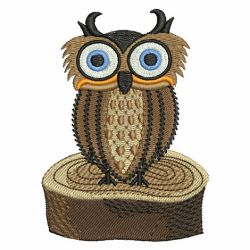 Folk Art Owls 02 machine embroidery designs