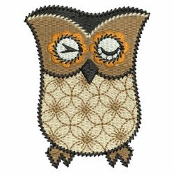 Folk Art Owls 12 machine embroidery designs