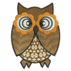 Folk Art Owls 14 machine embroidery designs