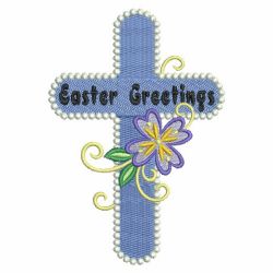 Easter Cross 02 machine embroidery designs