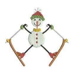 Cute Winter Snowman 05 machine embroidery designs