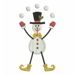 Cute Winter Snowman 06 machine embroidery designs
