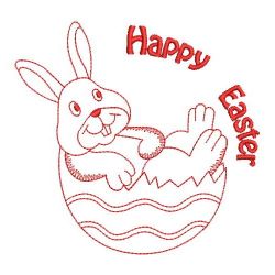Redwork Easter(Md) machine embroidery designs
