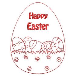 Redwork Easter 04(Md) machine embroidery designs