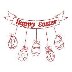 Redwork Easter 06(Lg) machine embroidery designs