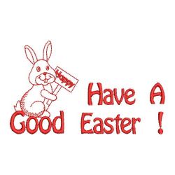 Redwork Easter 09(Md) machine embroidery designs