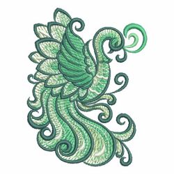 Colorful Peacocks 04 machine embroidery designs