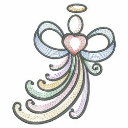 Colorful Angels 04(Md) machine embroidery designs