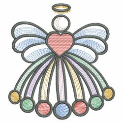 Colorful Angels 08(Md) machine embroidery designs