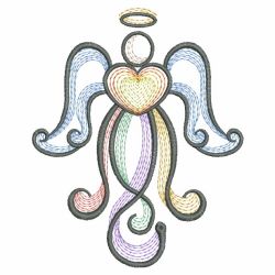 Colorful Angels 11(Sm) machine embroidery designs