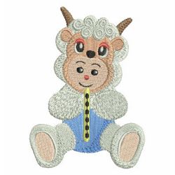 Baby Animal Dress 09 machine embroidery designs