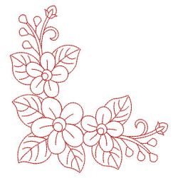 Redwork Violet 02(Md) machine embroidery designs