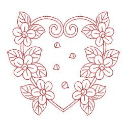 Redwork Violet 08(Lg) machine embroidery designs